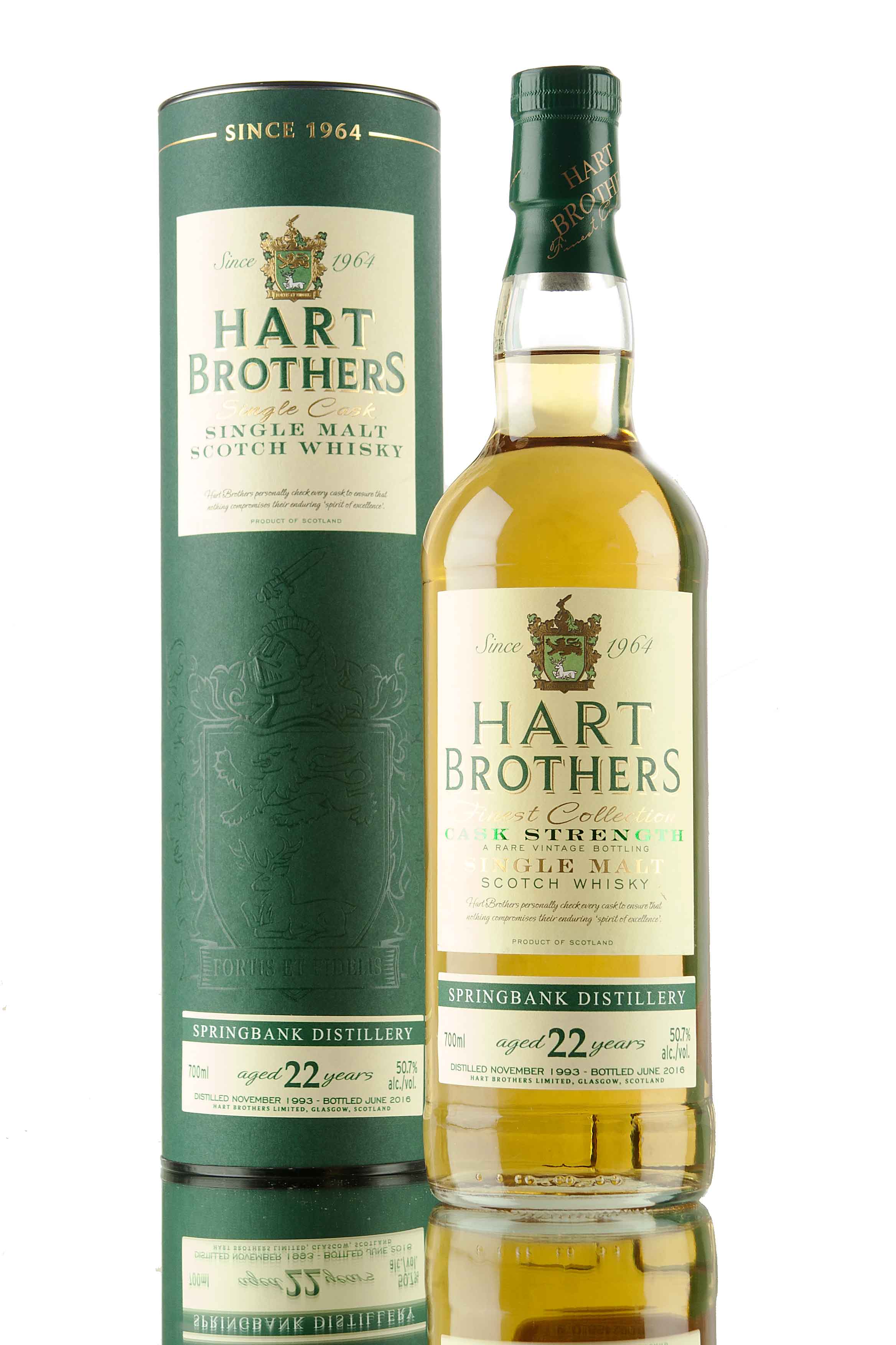 Springbank 22 Year Old - 1993 / Single Cask / Hart Brothers