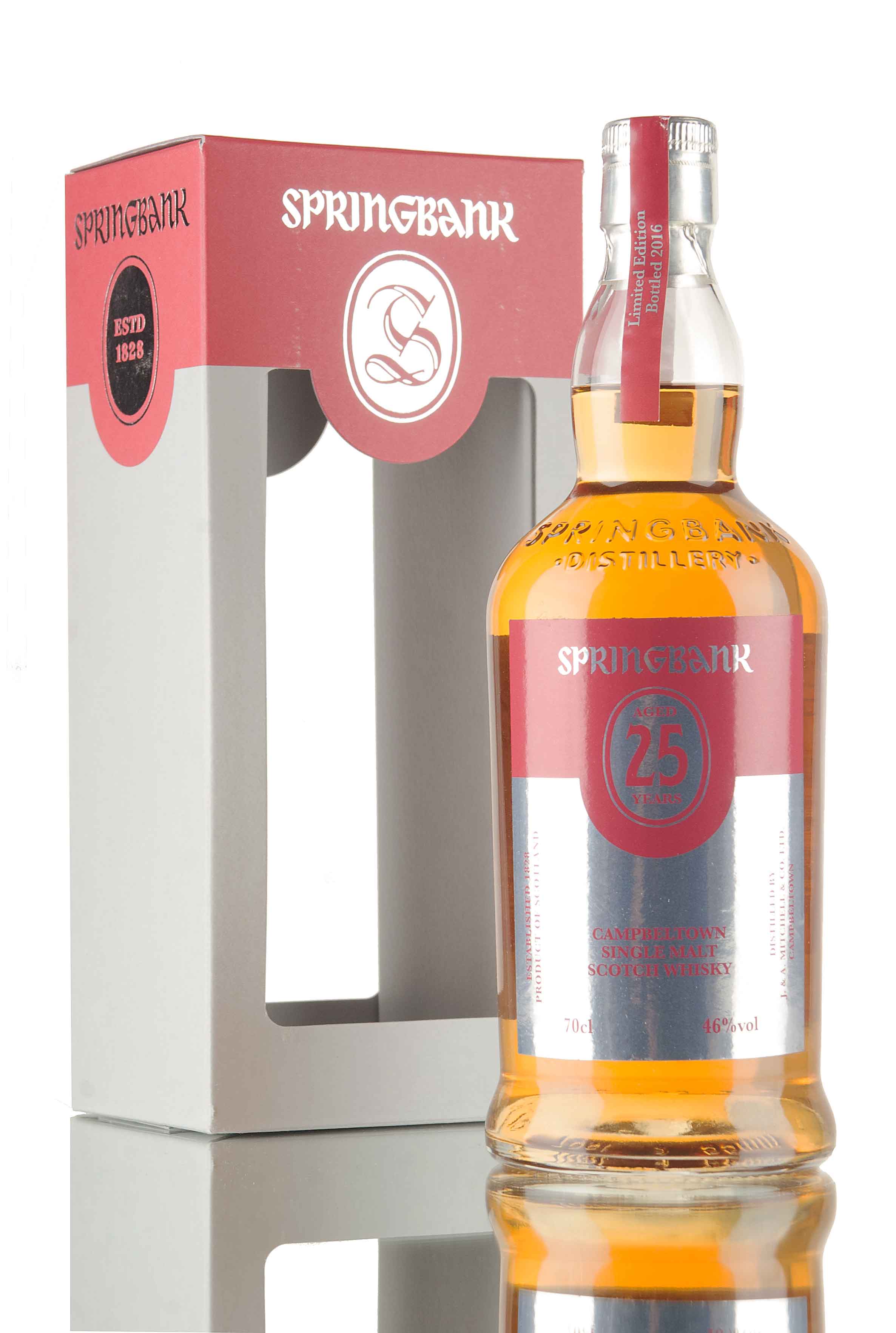 Springbank 25 Year Old 2016 Release