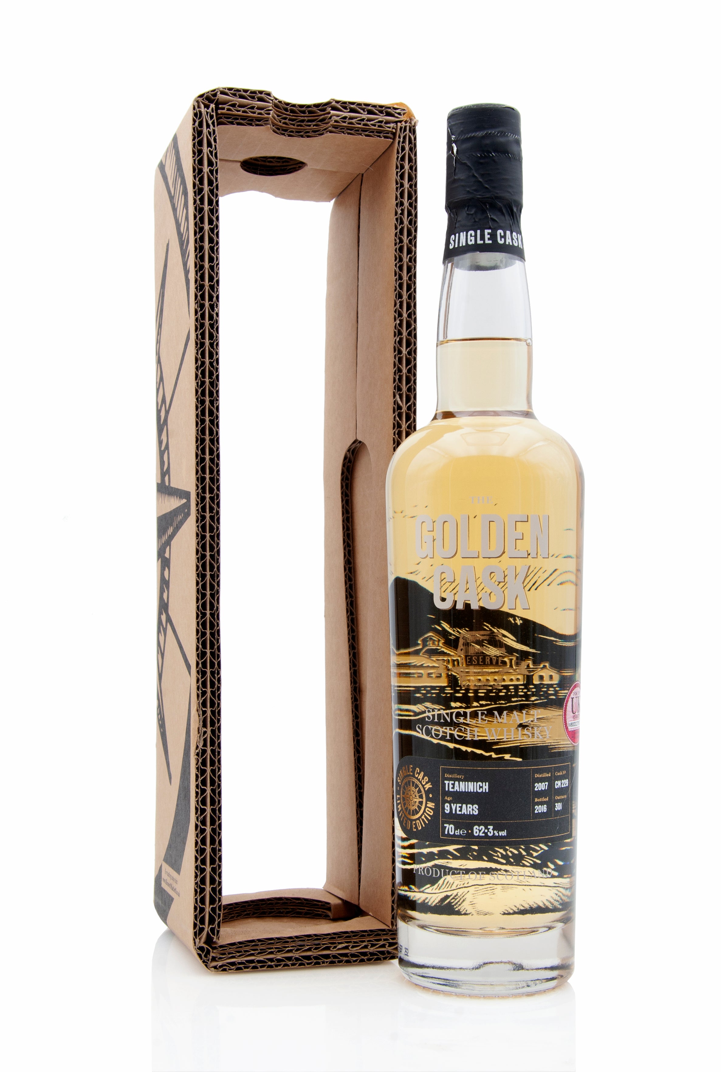 Teaninich 9 Year Old - 2007 | Cask CM229 | The Golden Cask | Abbey Whisky Online