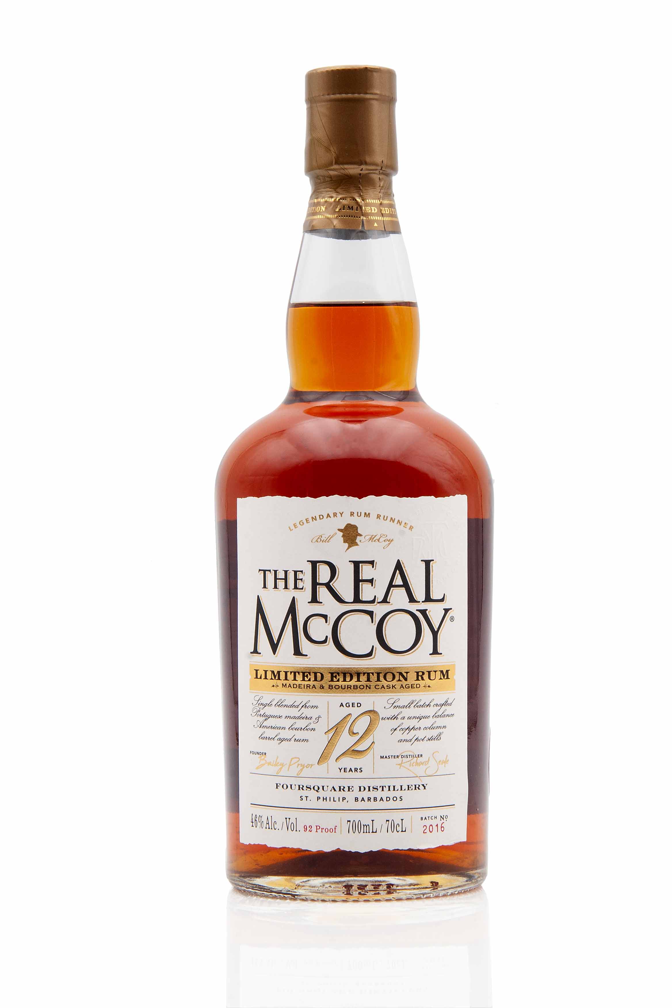 The Real McCoy 12 Year Old Rum Madeira Cask | Abbey Whisky Online