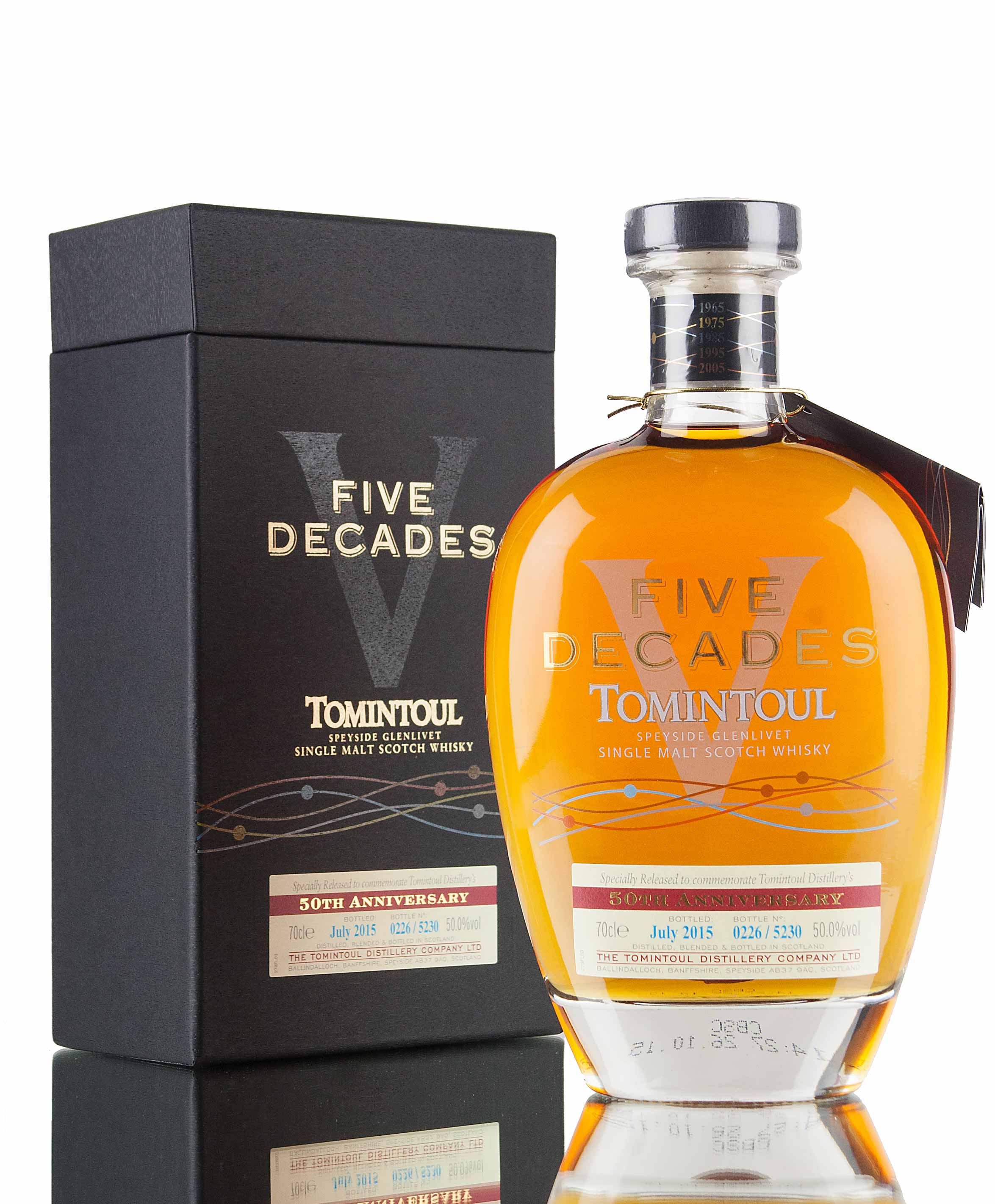 Tomintoul Five Decades 50th Anniversary