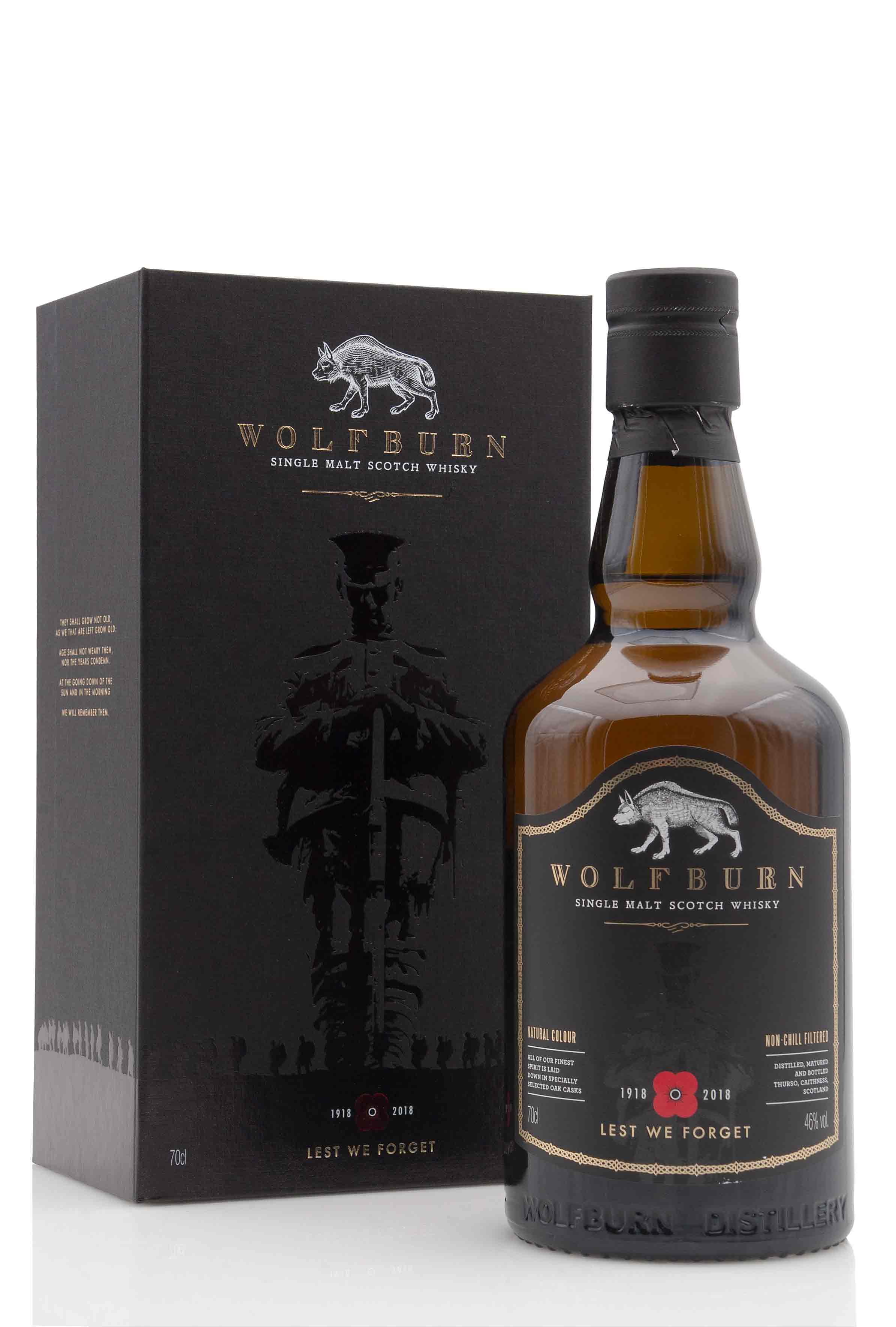 Wolfburn Lest We Forget Whisky | Abbey Whisky